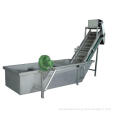 Supply cleaning machine for fruit and vegetable processing